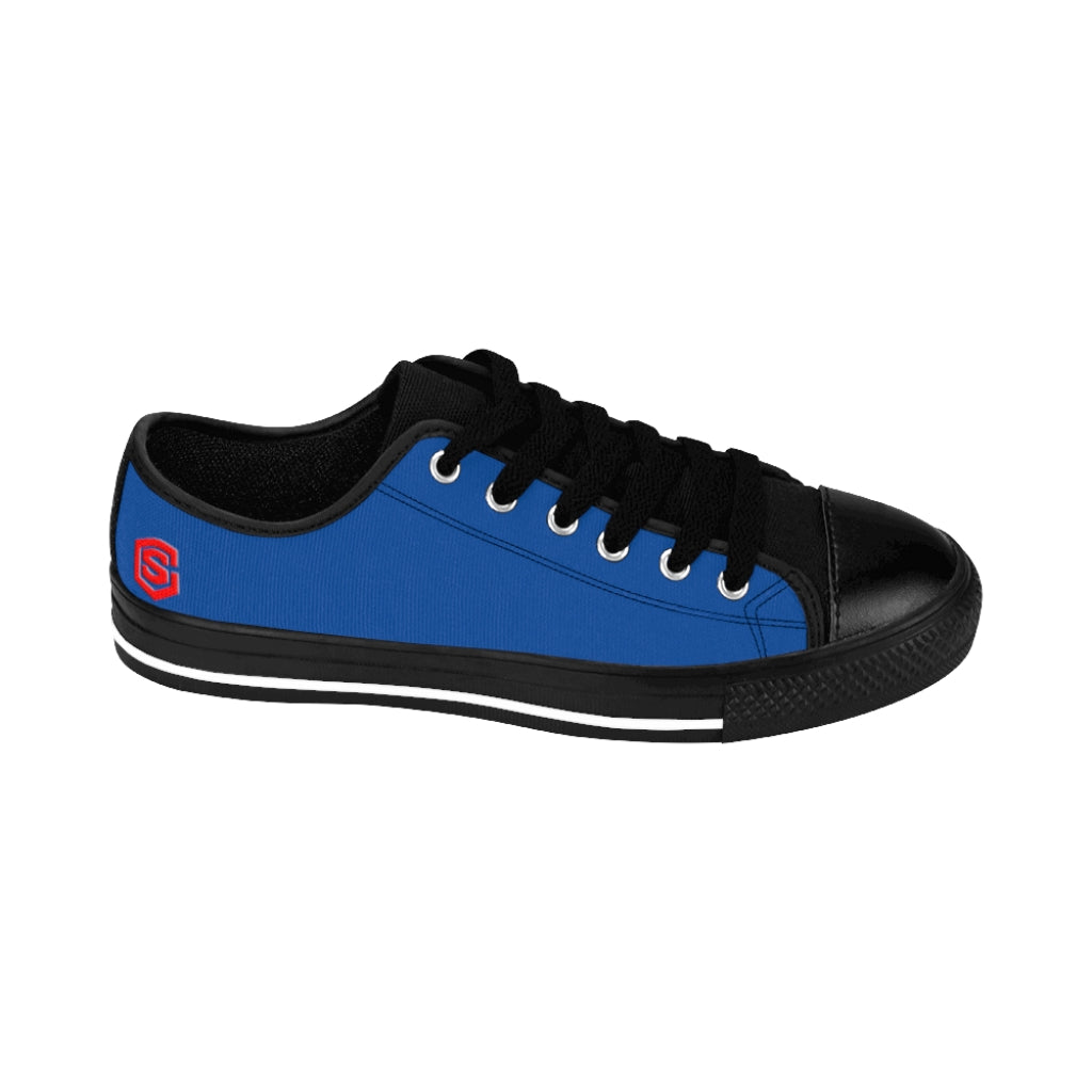 blue Women's Sneakers Red logo