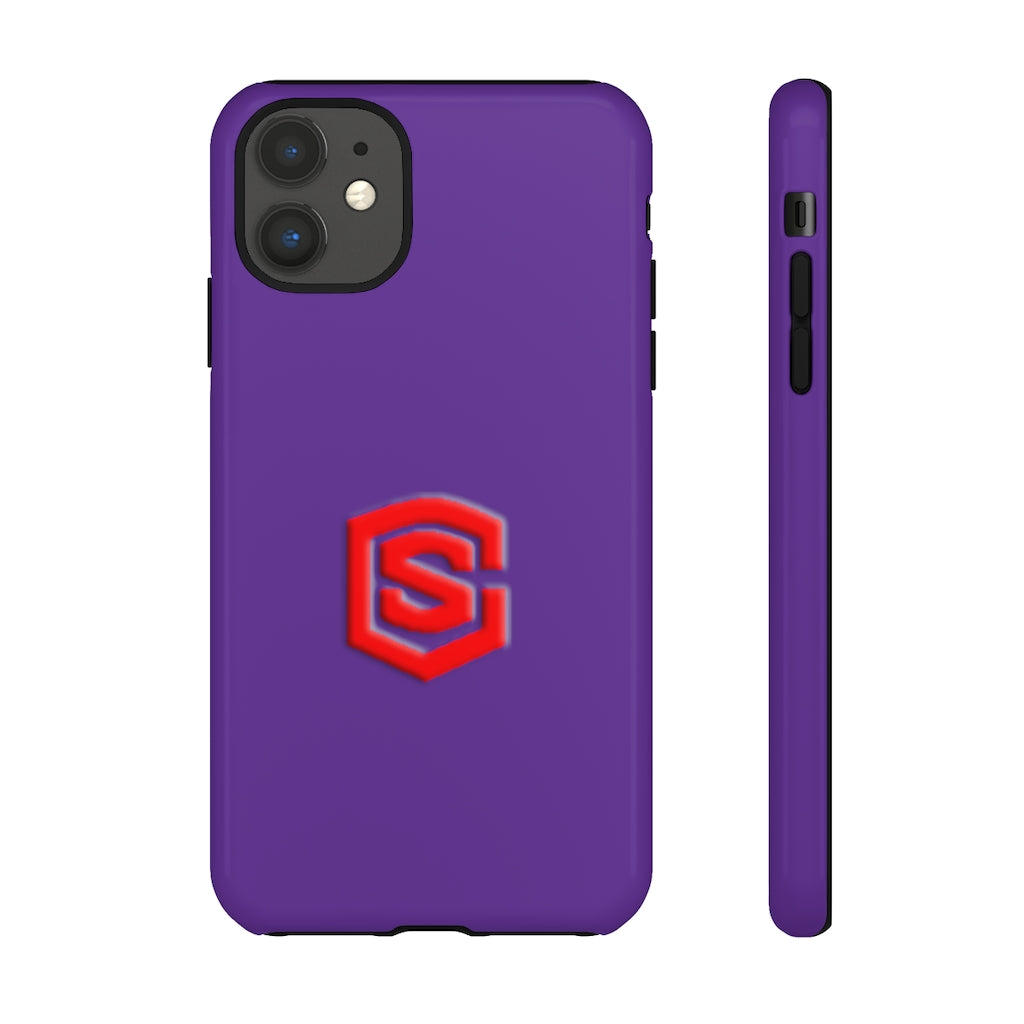 Purple Tough Cases Red Logo