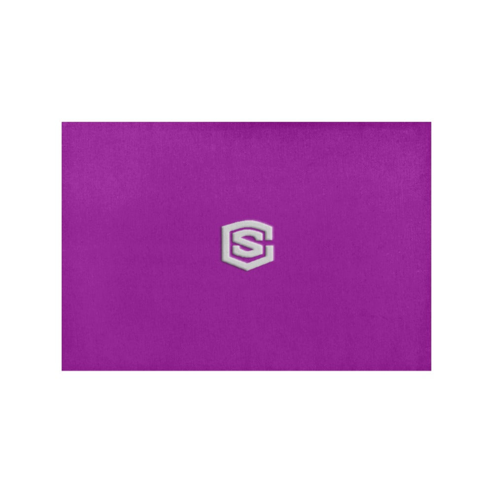 Purple Placemats 12" x 18" With Silver Logo Placemats 12" x 18" (Set of 2)