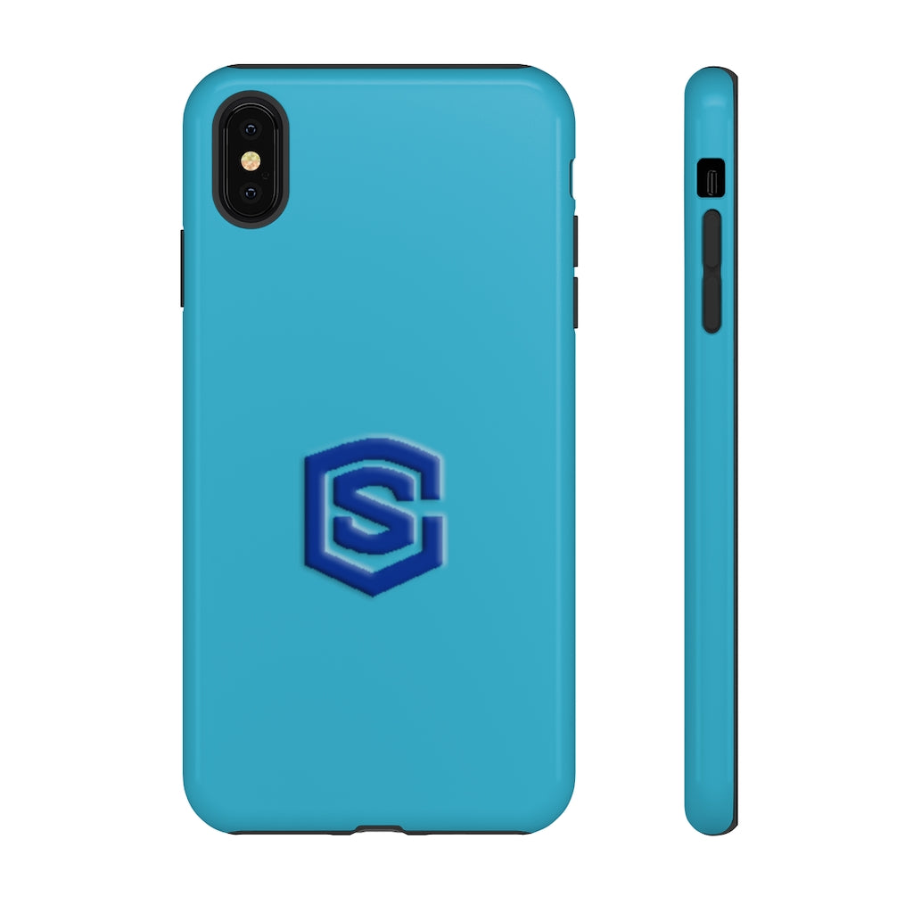 Blue Tough Cases Blue Logo