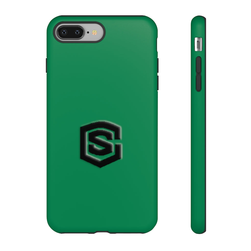 Green Tough Cases Black Logo