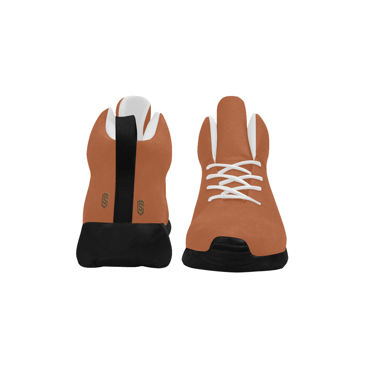 brown logo Women's Chukka Training Shoes (Model 57502)