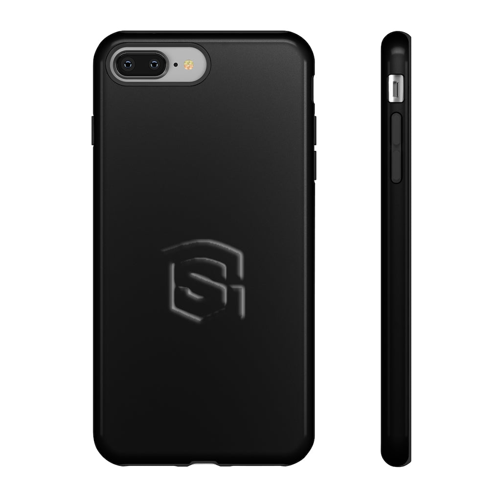 Black Tough Cases Black Logo