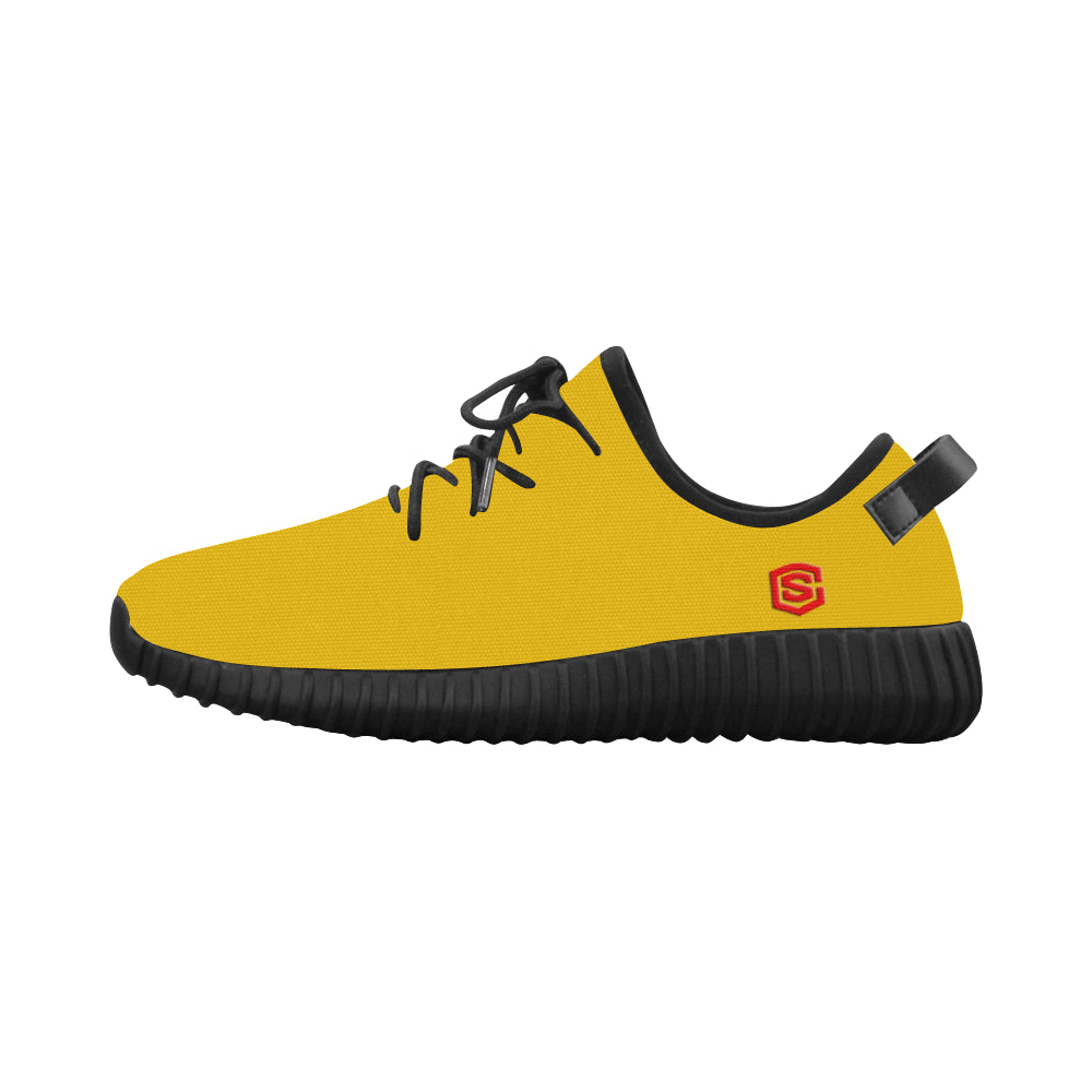red logo Grus Men's Breathable Woven Running Shoes (Model 022)