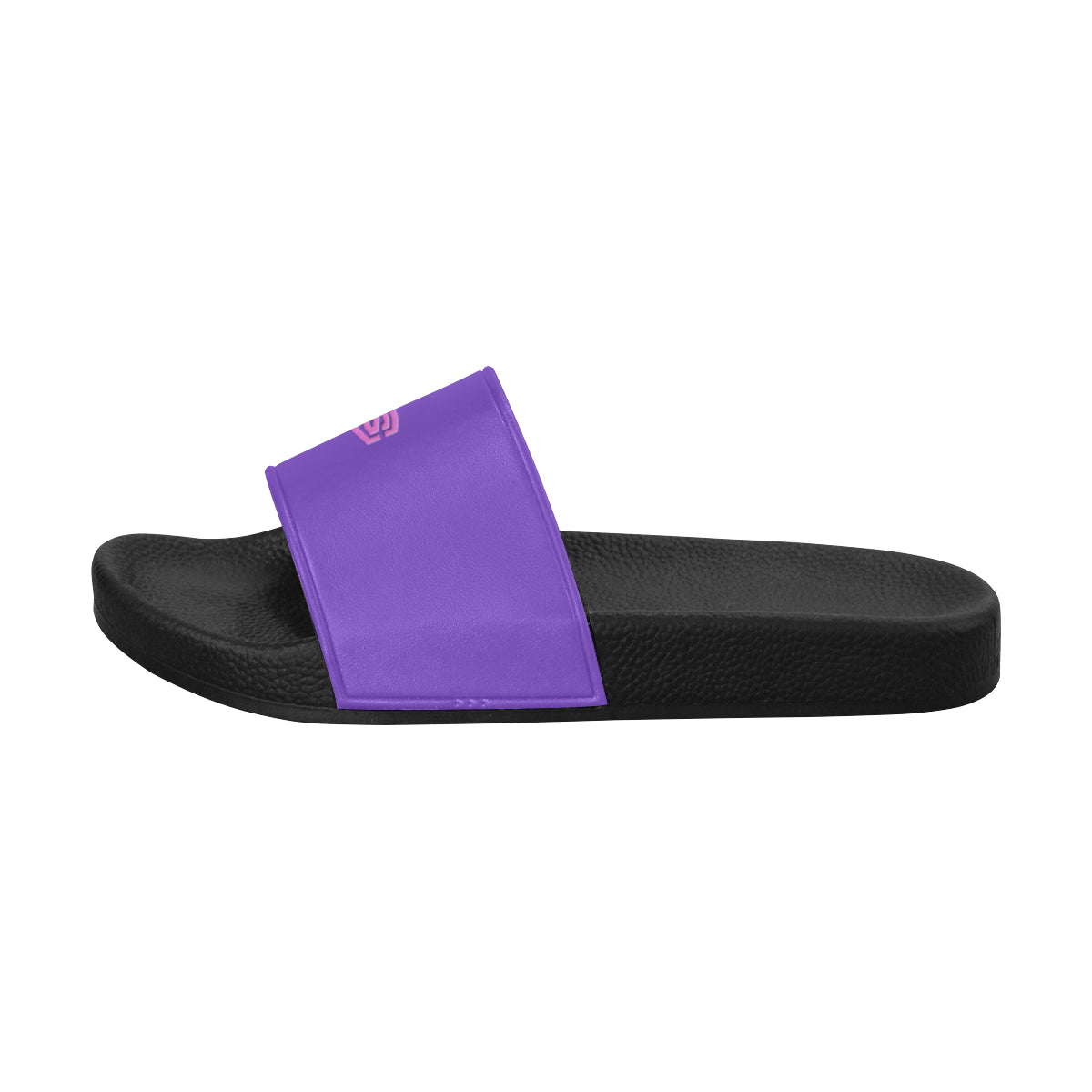 pink logo Women's Slide Sandals (Model 057)