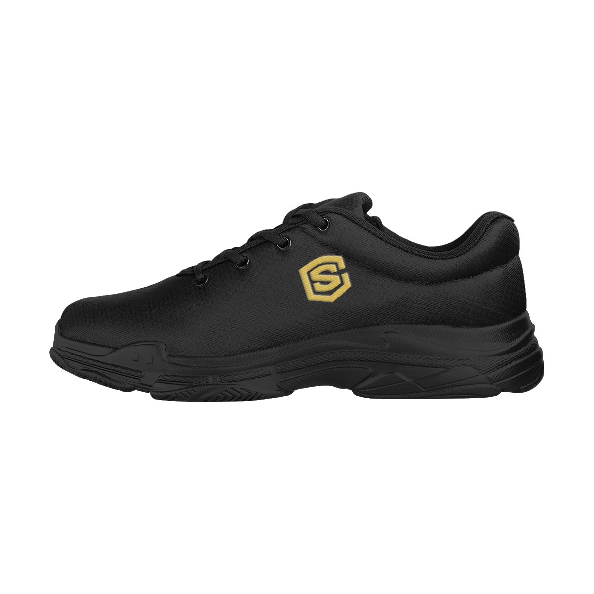gold logo Lyra Men's Running Shoes (Model 058)