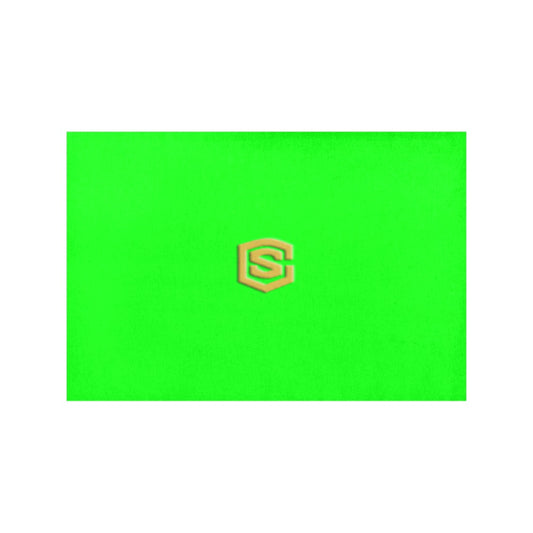 Green Placemats 12" x 18" With Gold Logo Placemats 12" x 18" (Set of 2)