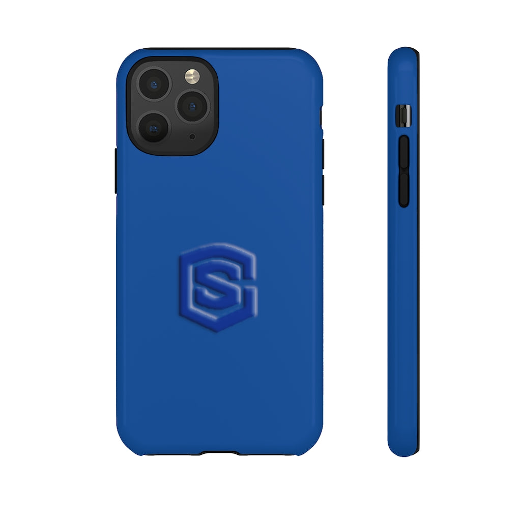 Blue Tough Cases Blue Logo