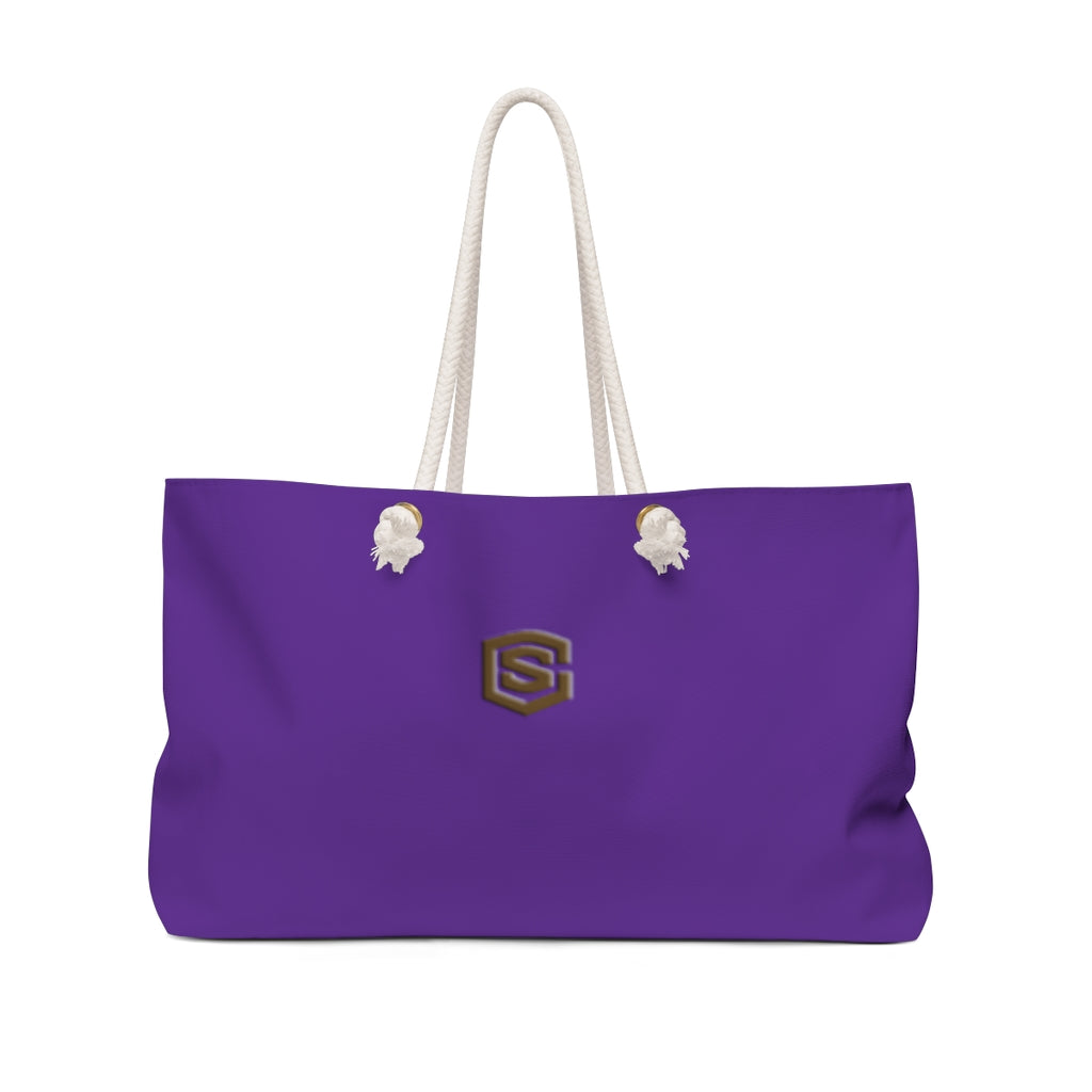 Purple Weekender Bag
