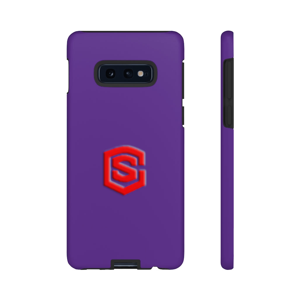 Purple Tough Cases Red Logo