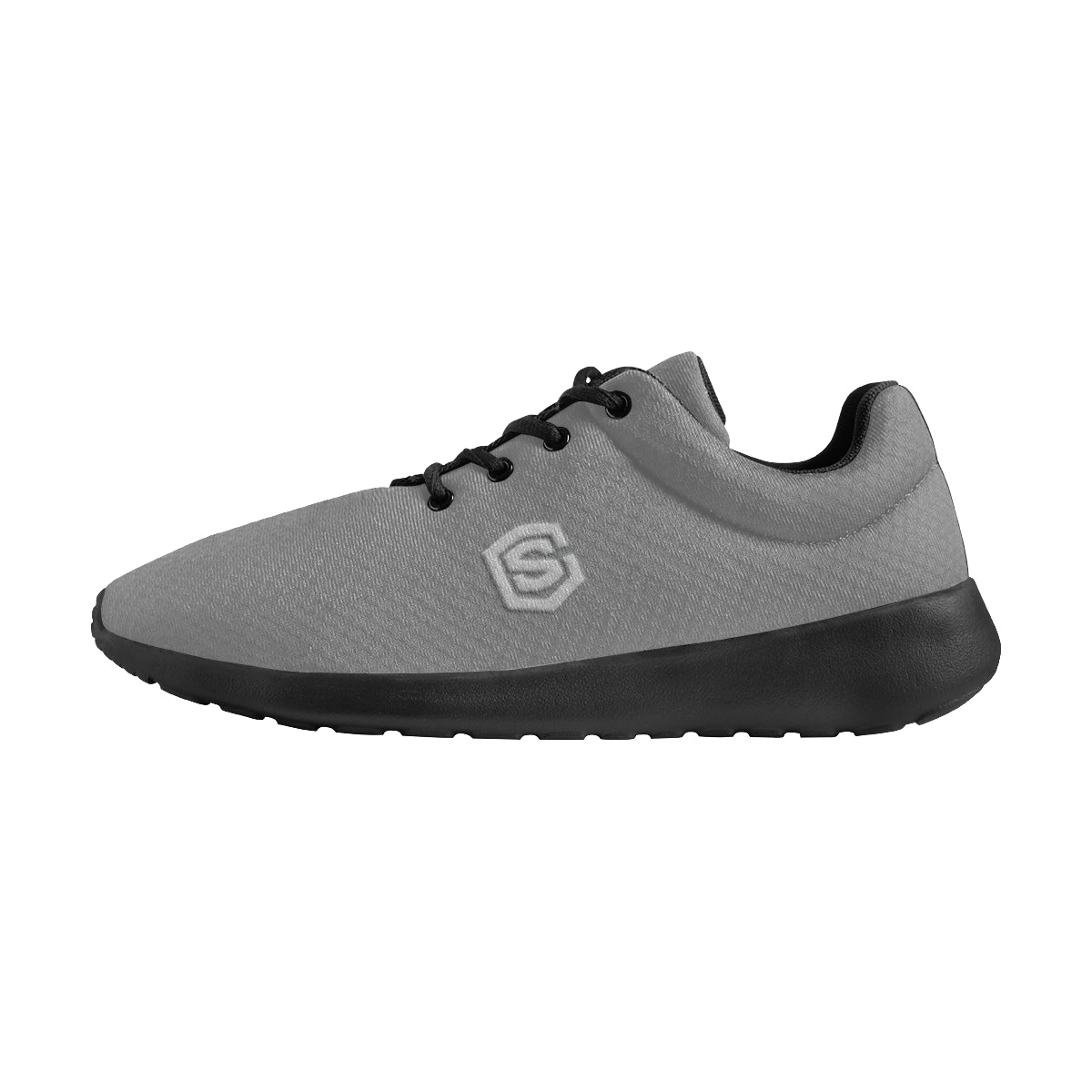 silver logo Men's Athletic Shoes (Model 0200)