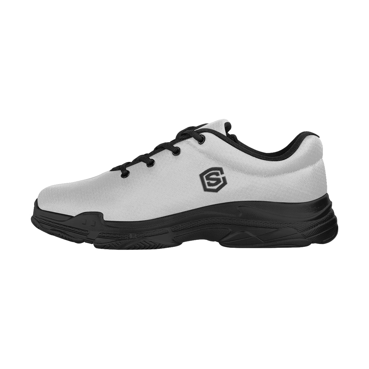 black logo Lyra Men's Running Shoes (Model 058)