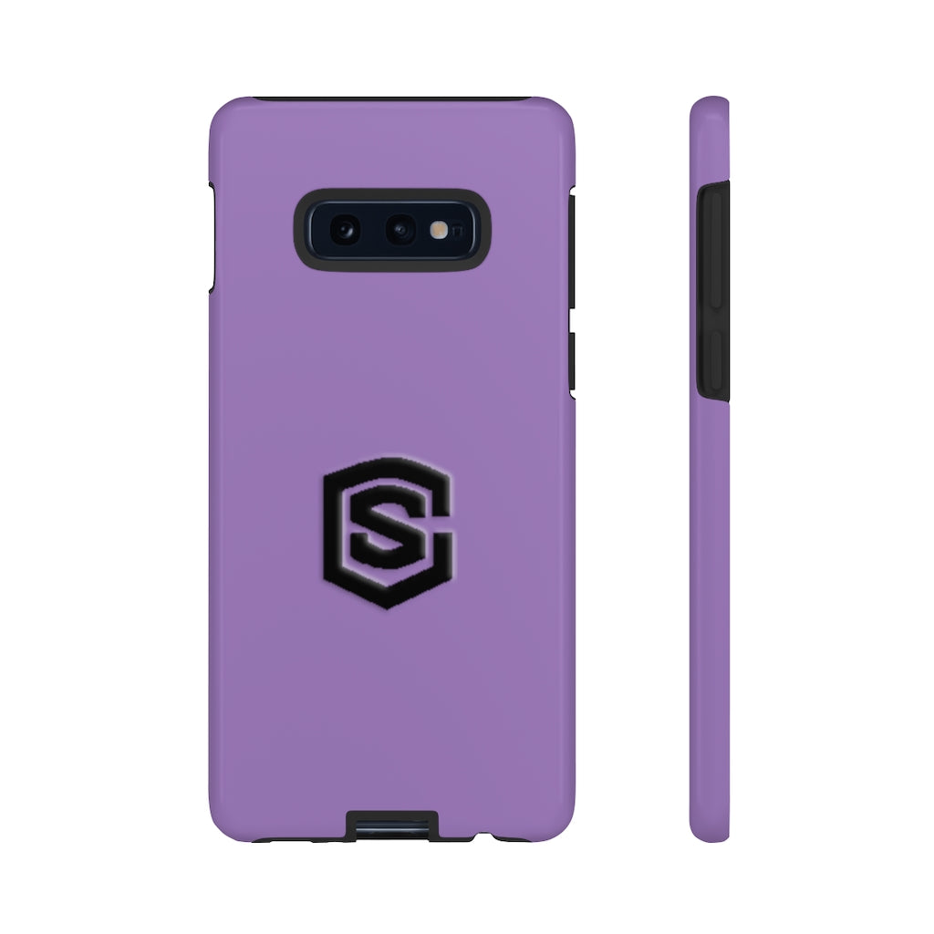 Purple Tough Cases Black Logo