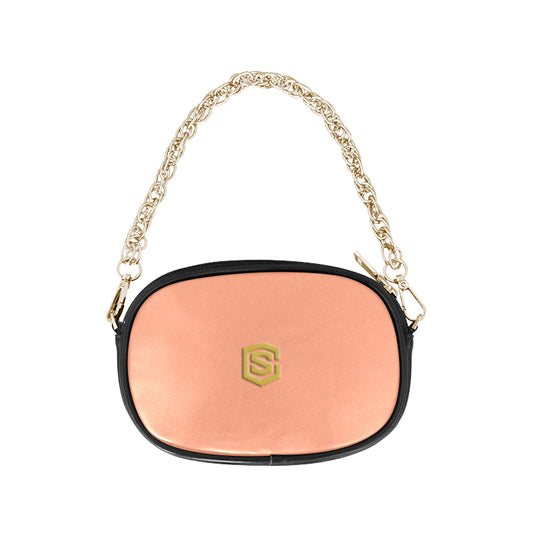 GREEN CHAIN PURSE gold logo Chain Purse (Model 1626)