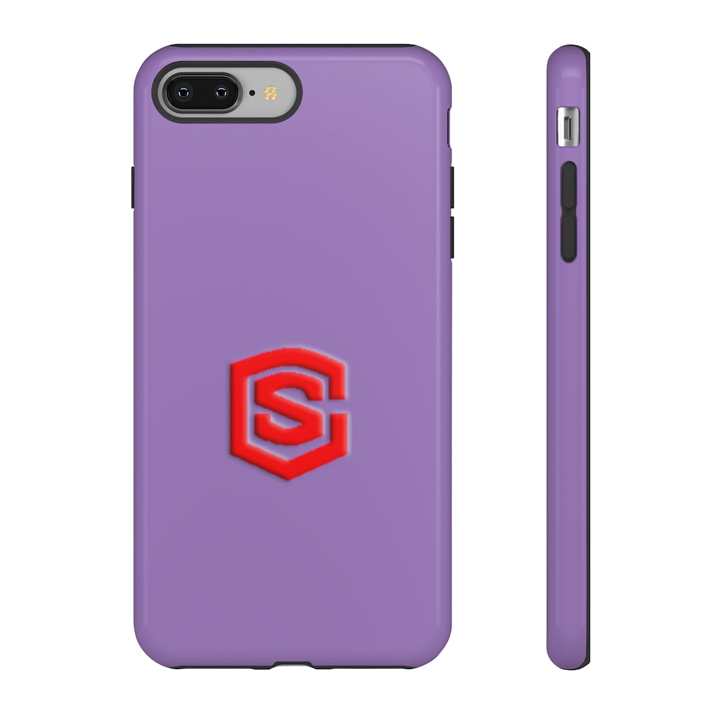 Purple Tough Cases Red Logo