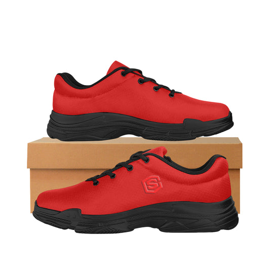 red logo Lyra Men's Running Shoes (Model 058)