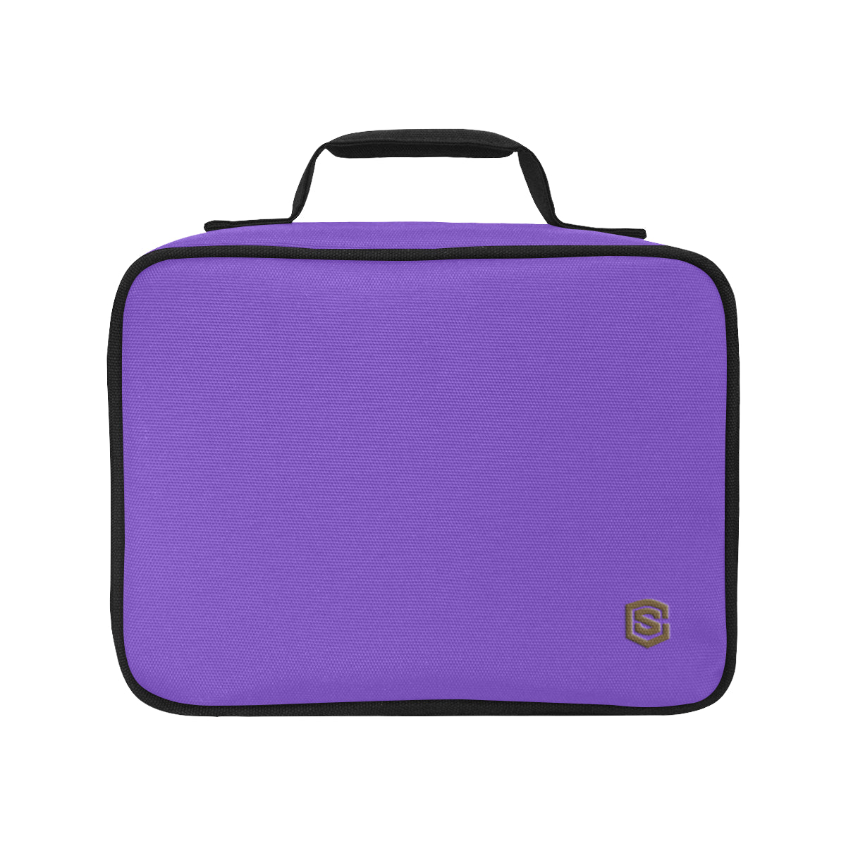 PURPLE PROTABLE STORAGE BAG brown logo Portable Storage Bag (Model 1690)