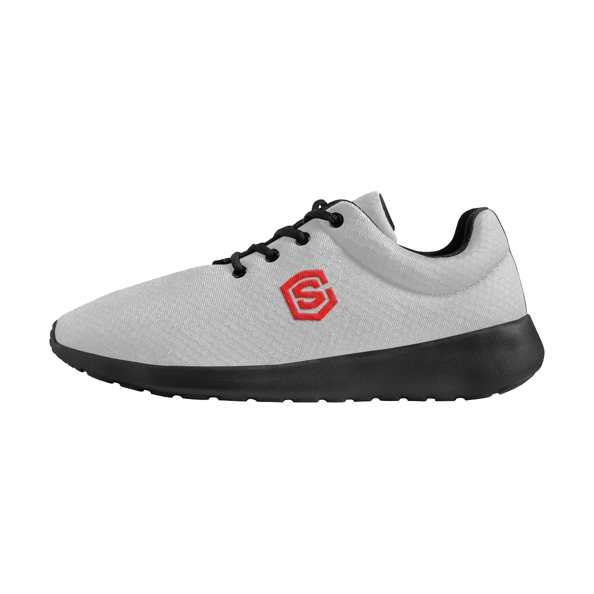 Red logo Men's Athletic Shoes (Model 0200)