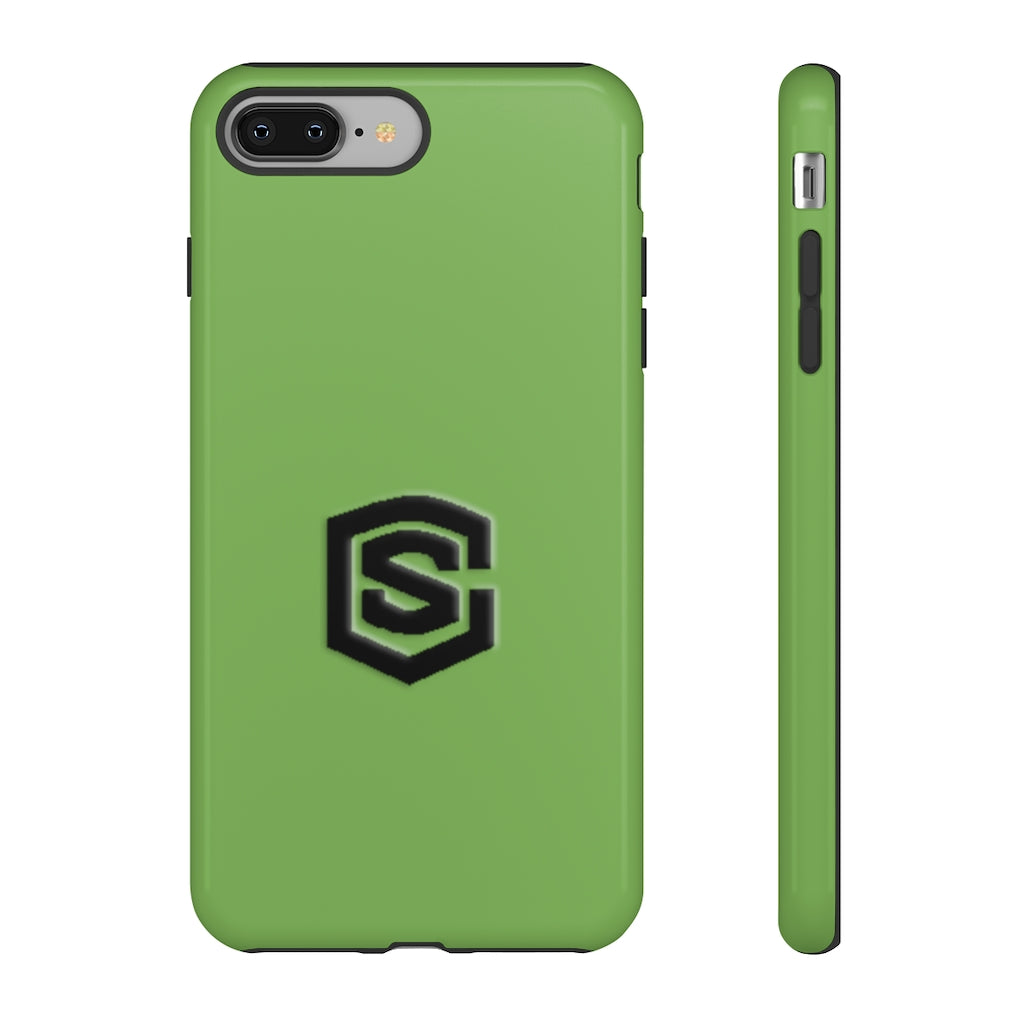 Green Tough Cases Black Logo