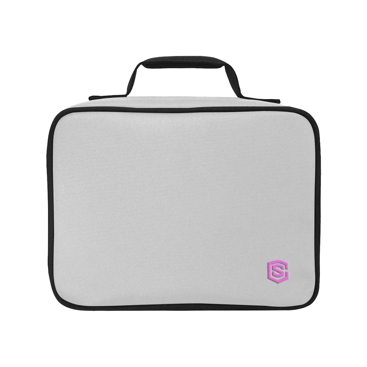 SILVER PROTABLE STORAGE BAG pink logo Portable Storage Bag (Model 1690)