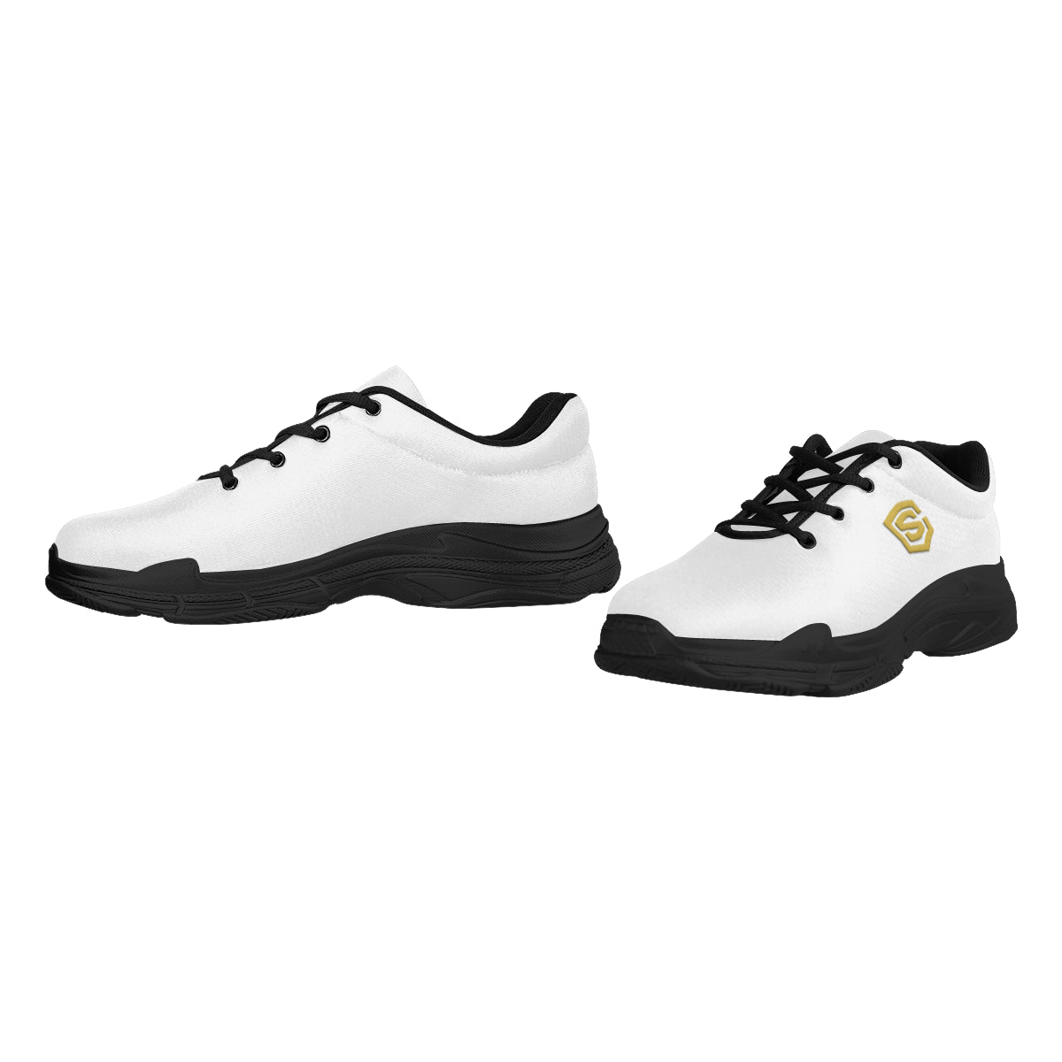 gold logo Lyra Men's Running Shoes (Model 058)