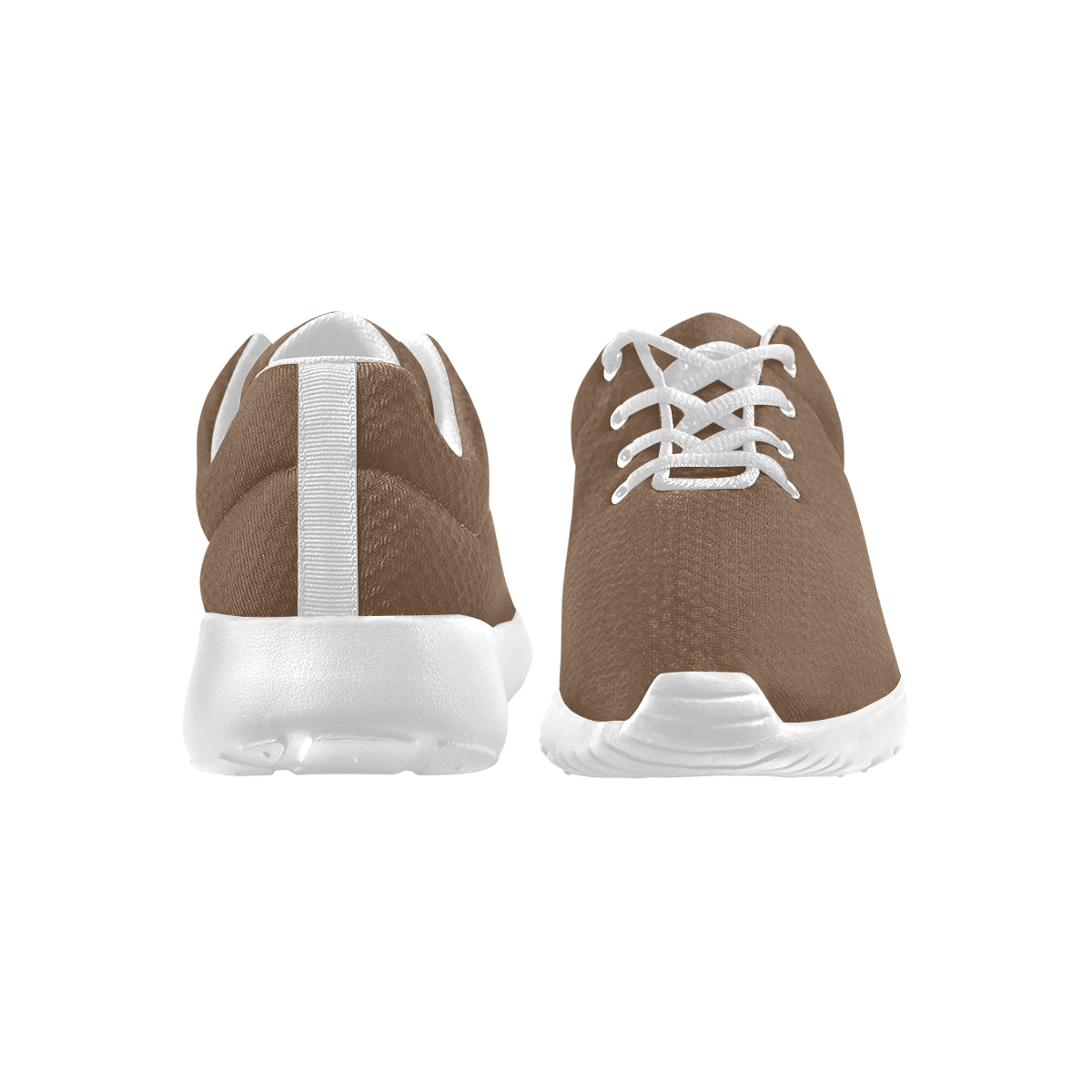 brown logo Women's Athletic Shoes (Model 0200)