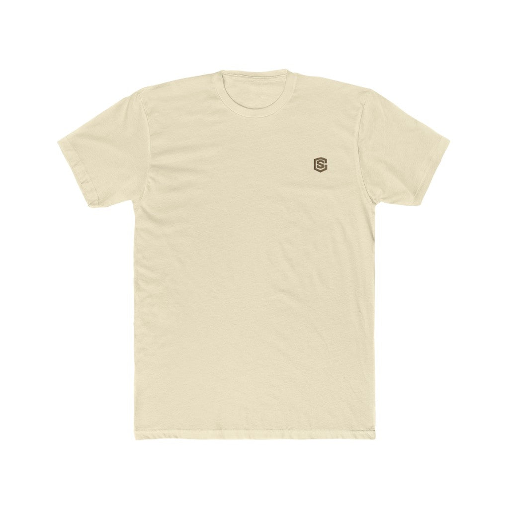 Cotton Tee Brown Logo