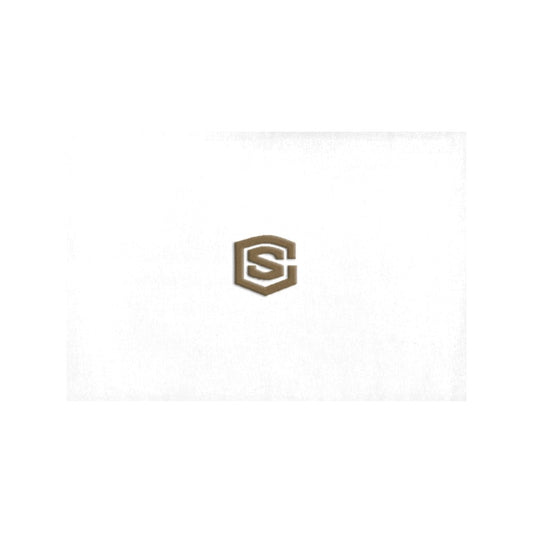White Placemats 12" x 18" With Brown Logo Placemats 12" x 18" (Set of 2)
