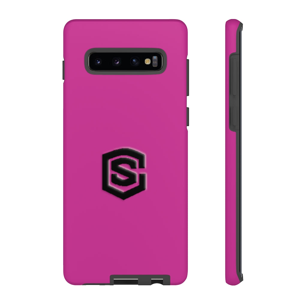 Purple Tough Cases Black Logo