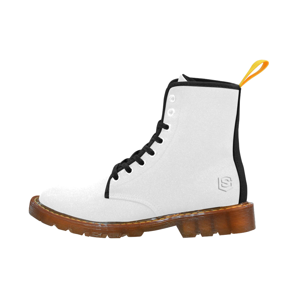 white logo Martin Boots For Women Model 1203H