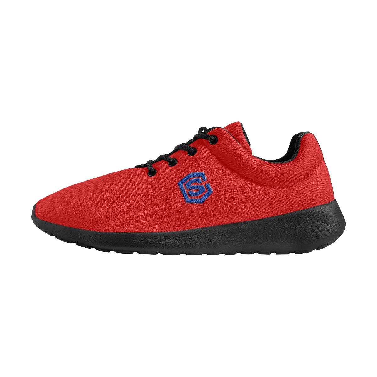 blue logo Men's Athletic Shoes (Model 0200)