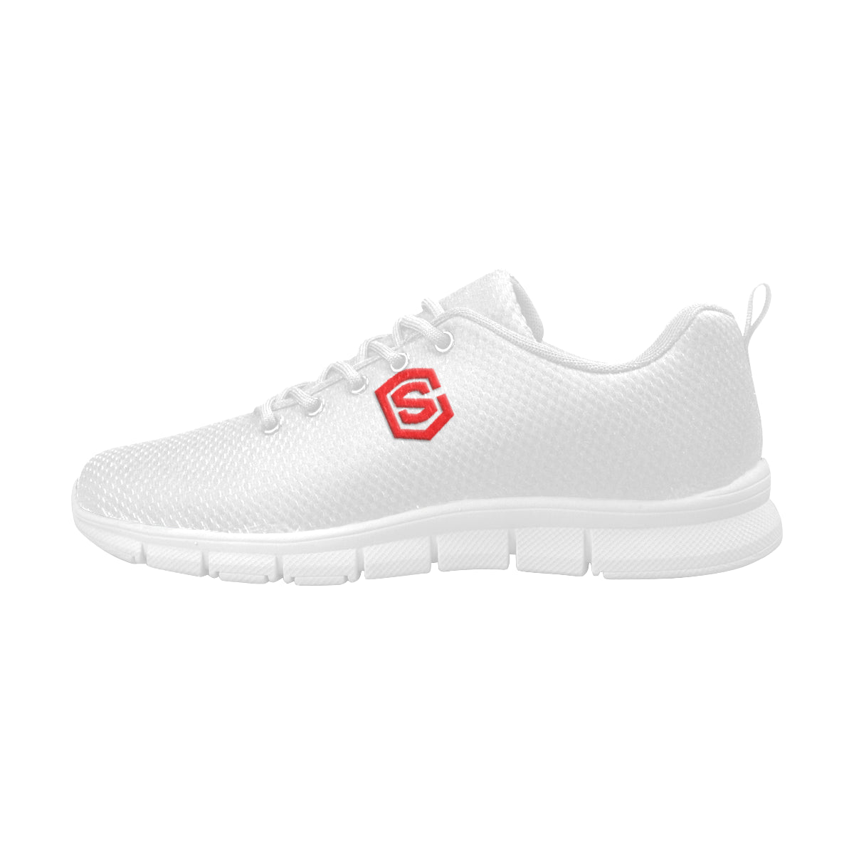 red logo Women's Breathable Running Shoes (Model 055)