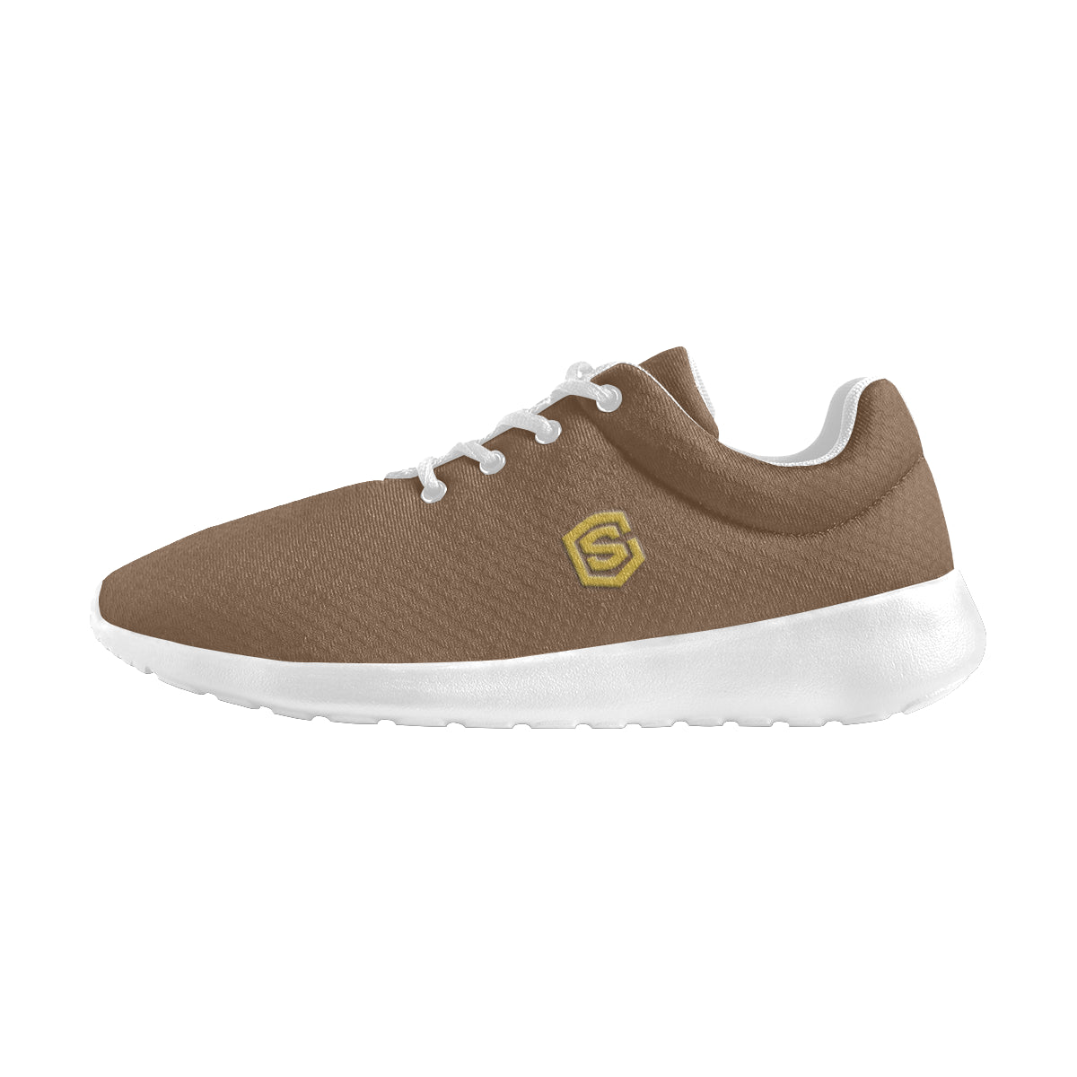 gold logo Women's Athletic Shoes (Model 0200)