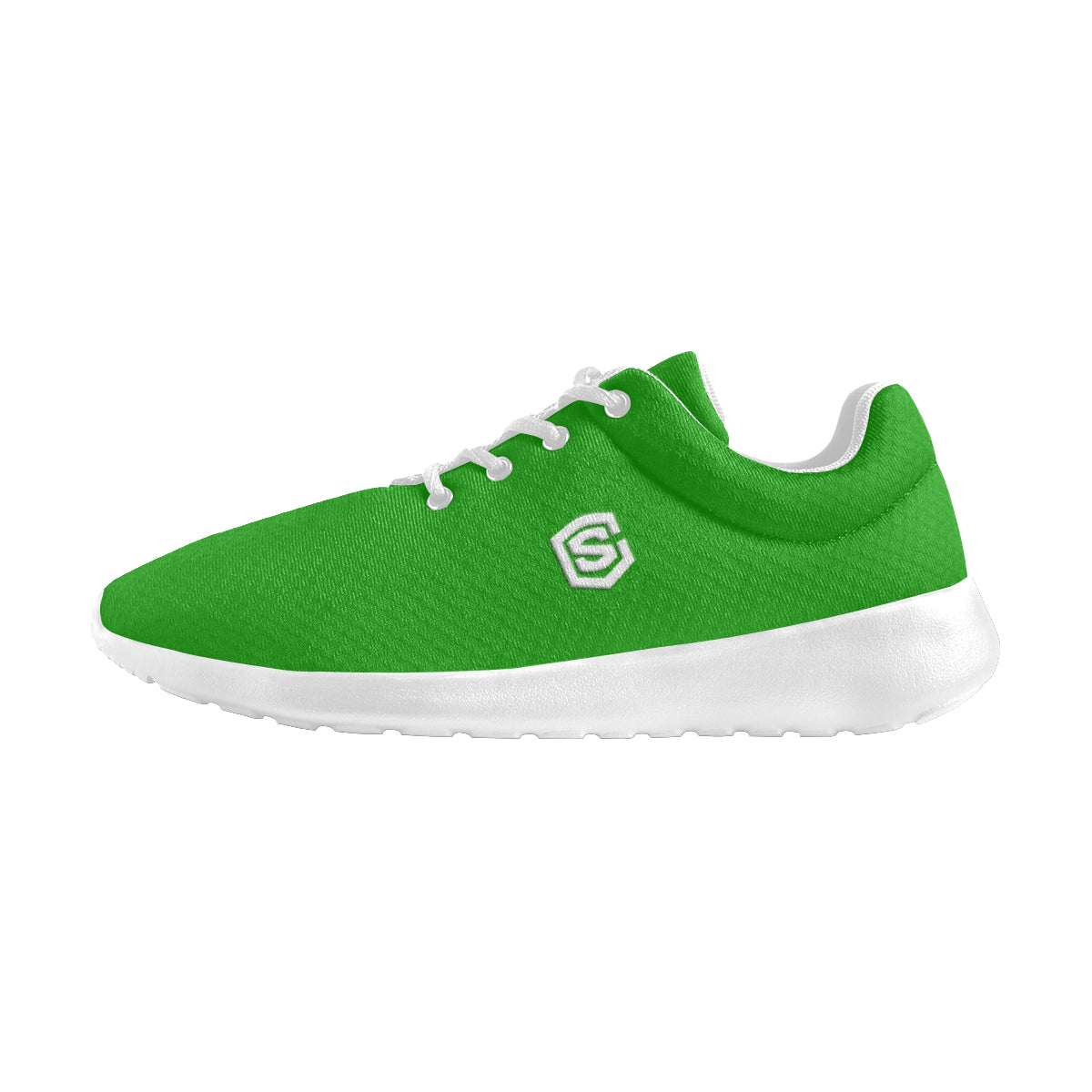 white logo Women's Athletic Shoes (Model 0200)