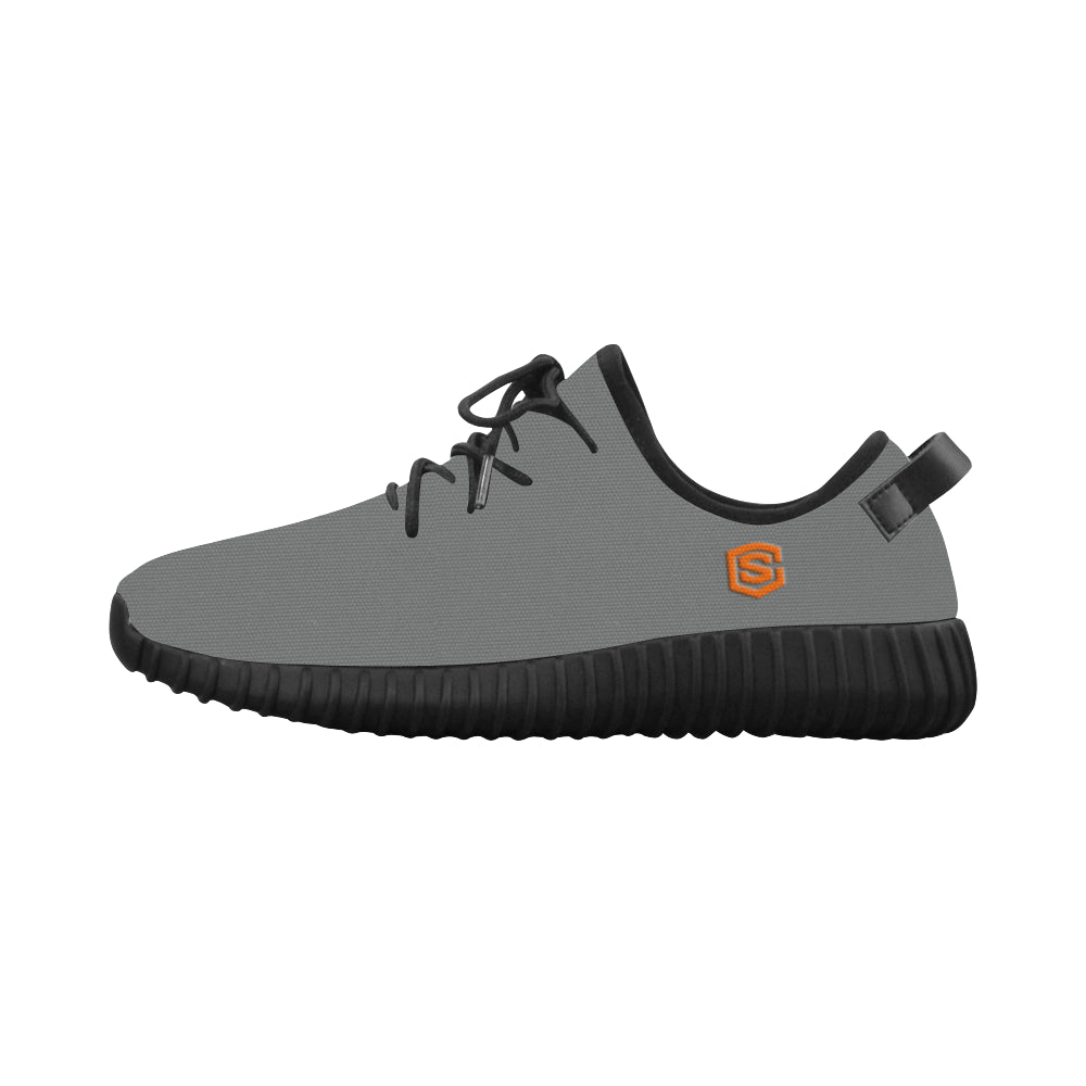 orange logo Grus Men's Breathable Woven Running Shoes (Model 022)