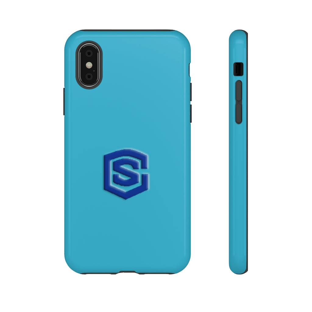 Blue Tough Cases Blue Logo