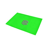 Green Doormat 24" x 16" (Sponge Material) with Gray Logo Doormat 24" x 16" (Sponge Material)