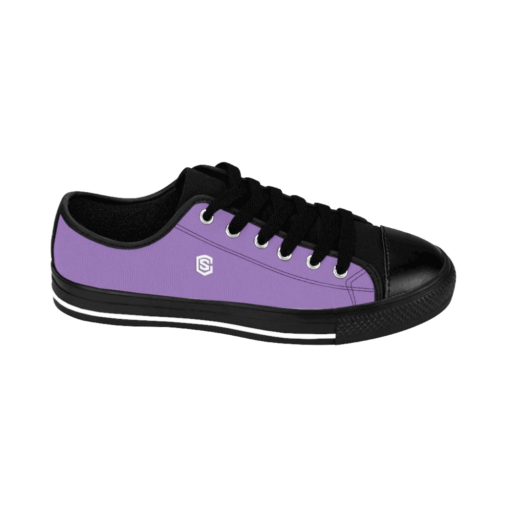 violet Men's Sneakers - white logo