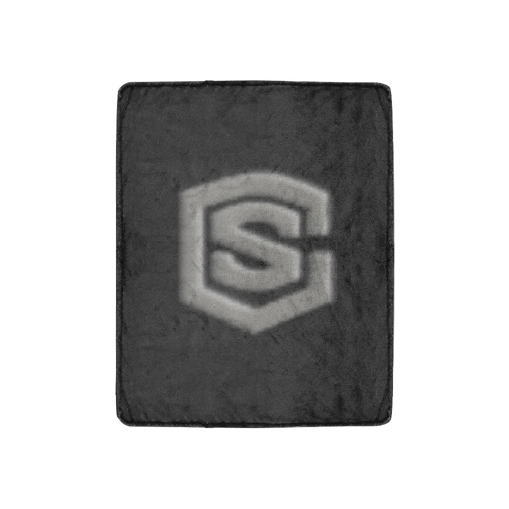 Black Ultra-Soft Micro Fleece Blanket Silver Logo Ultra-Soft Micro Fleece Blanket 30"x40"
