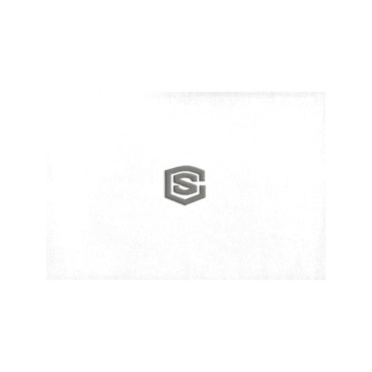 White Placemats 12" x 18" With Grey Logo Placemats 12" x 18" (Set of 2)