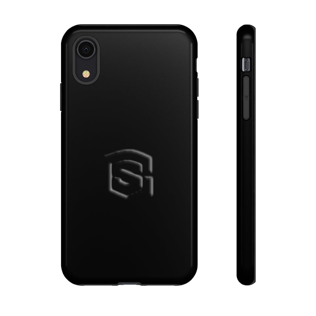 Black Tough Cases Black Logo