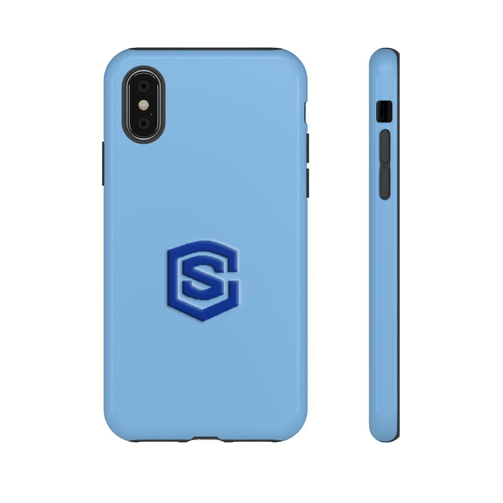 Blue Tough Cases Blue Logo