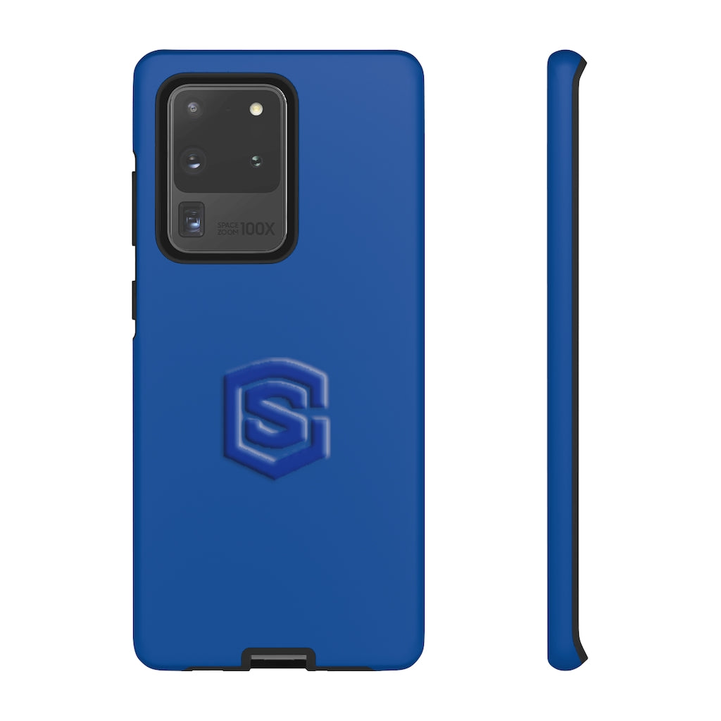 Blue Tough Cases Blue Logo
