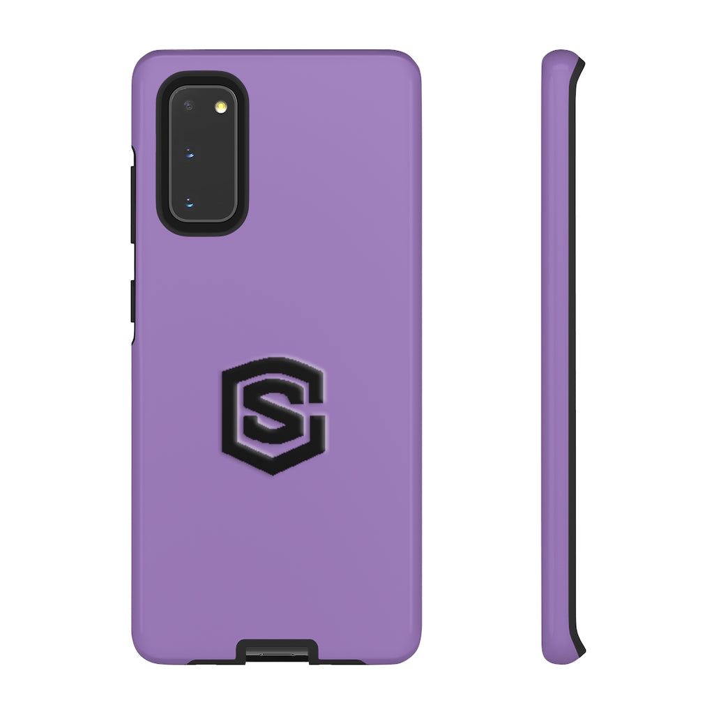 Purple Tough Cases Black Logo