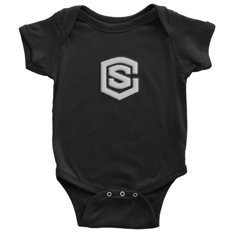 Baby Bodysuit WITH SILIVER LOGO