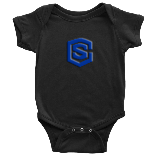 Baby Bodysuit WITH BLUE LOGO