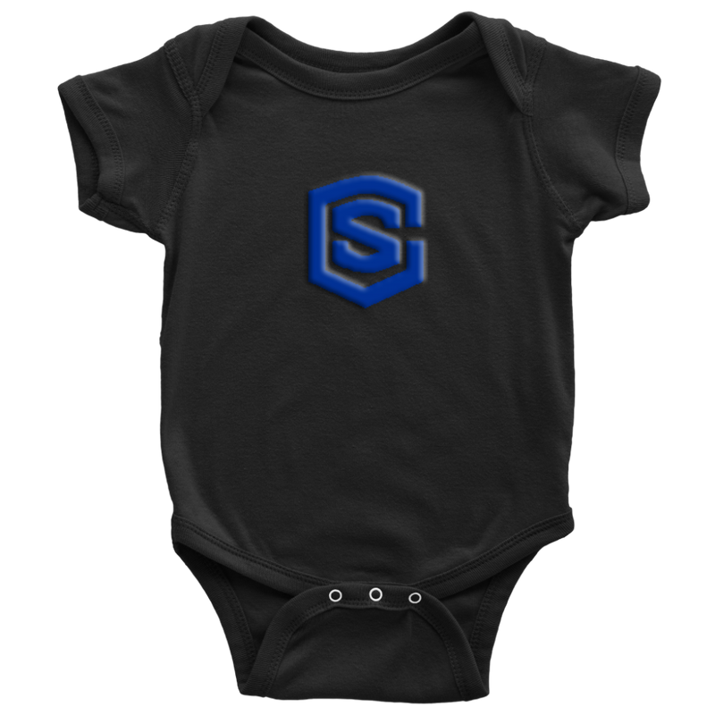 Baby Bodysuit WITH BLUE LOGO