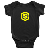 Baby Bodysuit WITH YELLOW LOGO