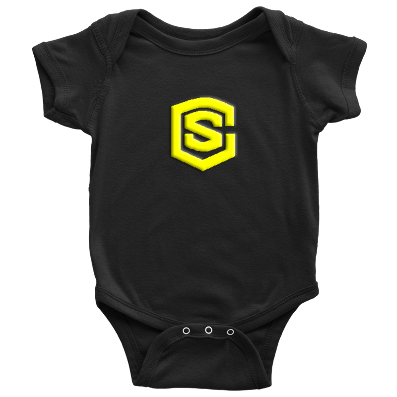 Baby Bodysuit WITH YELLOW LOGO