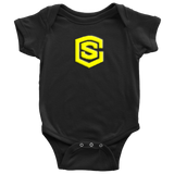 Baby Bodysuit WITH YELLOW LOGO